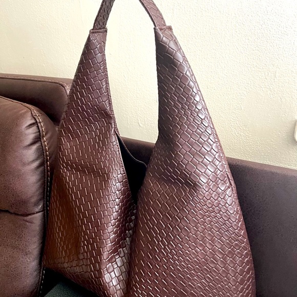 Michelle Bag! Coco Brown Weave Purse New! - Picture 2 of 7